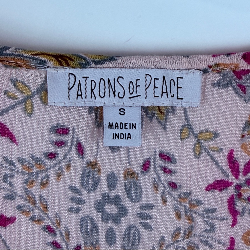 Patrons of Peace Women’s Bohemian Floral Maxi Dress - Picture 4 of 10